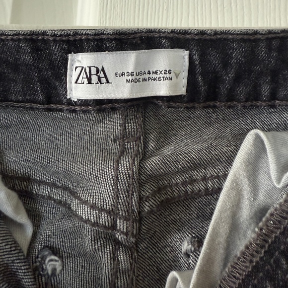 NWT Zara cropped flare jeans size 4 - Picture 8 of 8